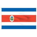 Costa Rica 6' x 10' Nylon Flag With Seal