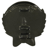 Back of a grave marker