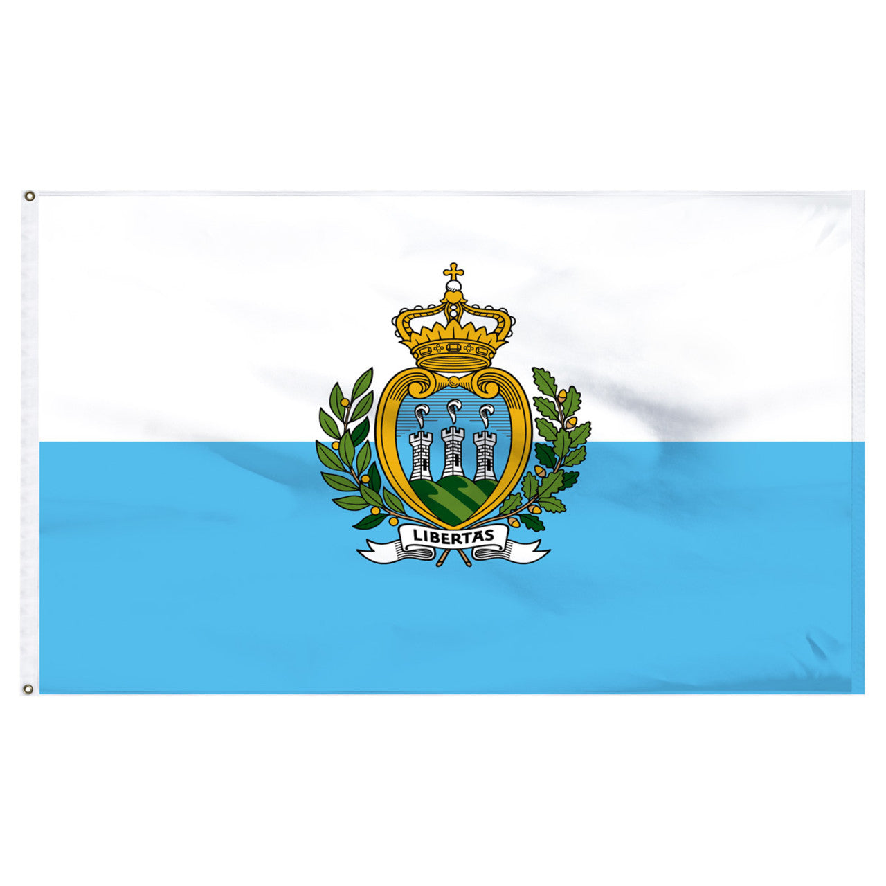 San Marino 6' x 10' Nylon Flag With Seal
