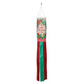 Christmas Windsock - Burlap & Garland