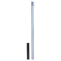 Super Tough 20ft Telescoping Silver Flagpole with Sewn Nylon US Made Flag
