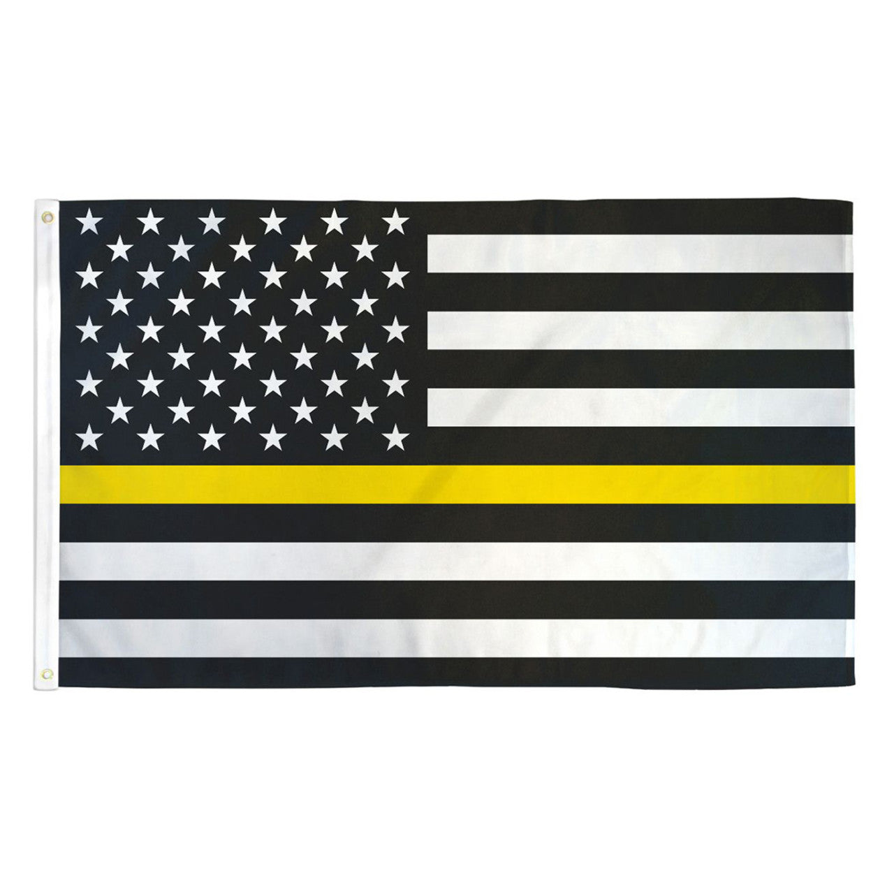 Thin Yellow Line "Tow Lives" Flag 3ft x 5ft Printed Polyester