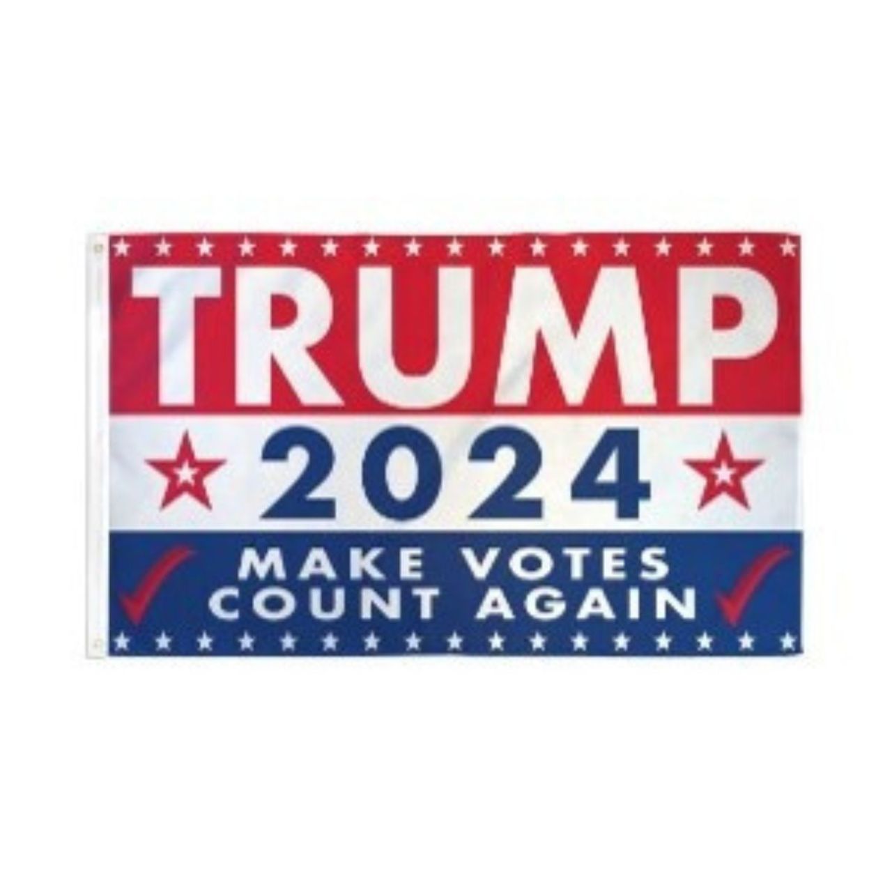 Trump 2024 Make Votes Count Again 3ft x 5ft Polyester Flag
