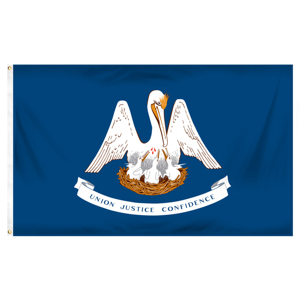 Louisiana 4ft x 6ft Spun Heavy Duty Polyester Flag