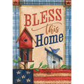 Carson Patriotic Banner Flag - Patriotic Patchwork - 28in x 40in