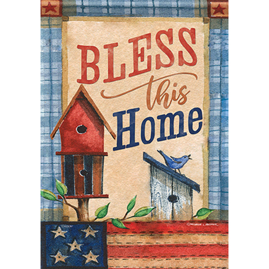 Carson Patriotic Banner Flag - Patriotic Patchwork - 28in x 40in