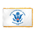 US Coast Guard Flag 4x6ft Nylon-Indoor: Add Pole Hem and Fringe