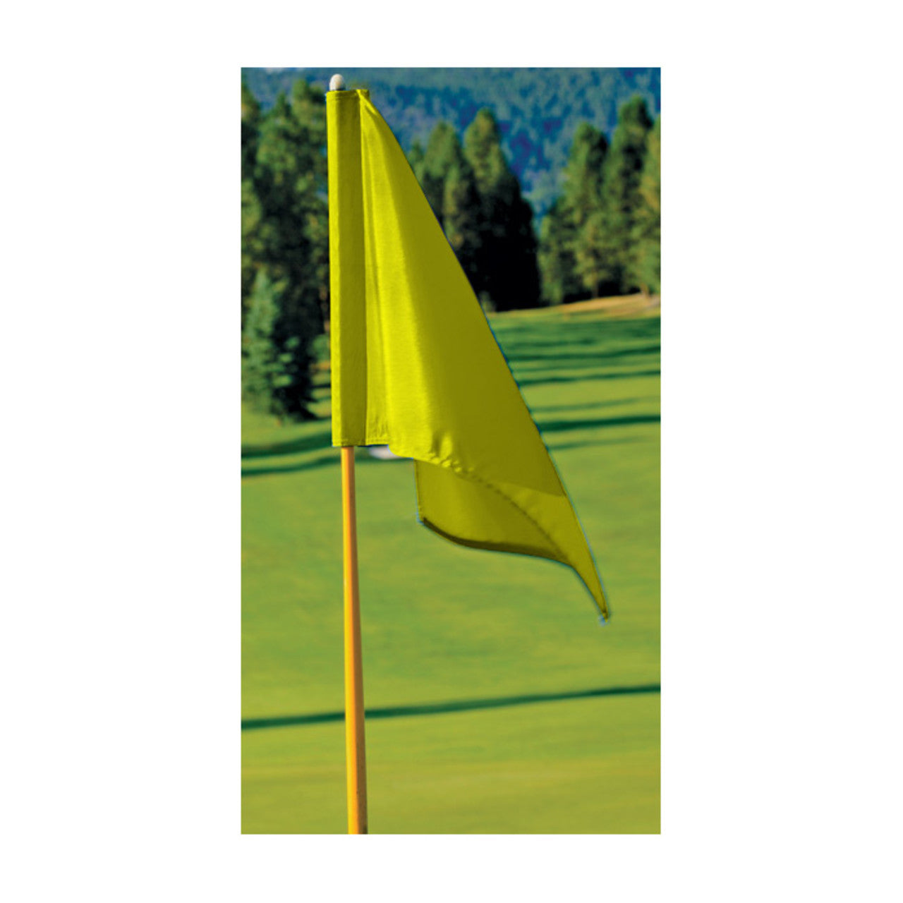 Solid Color Nylon Golf Flags - 14" x 20" - Tube Style