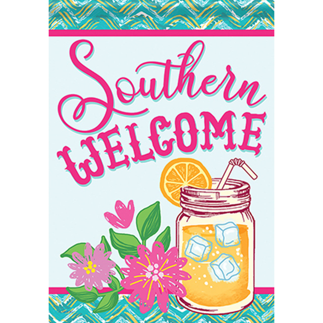 Carson Summer Banner Flag - Southern Sweet Tea - 28in x 40in