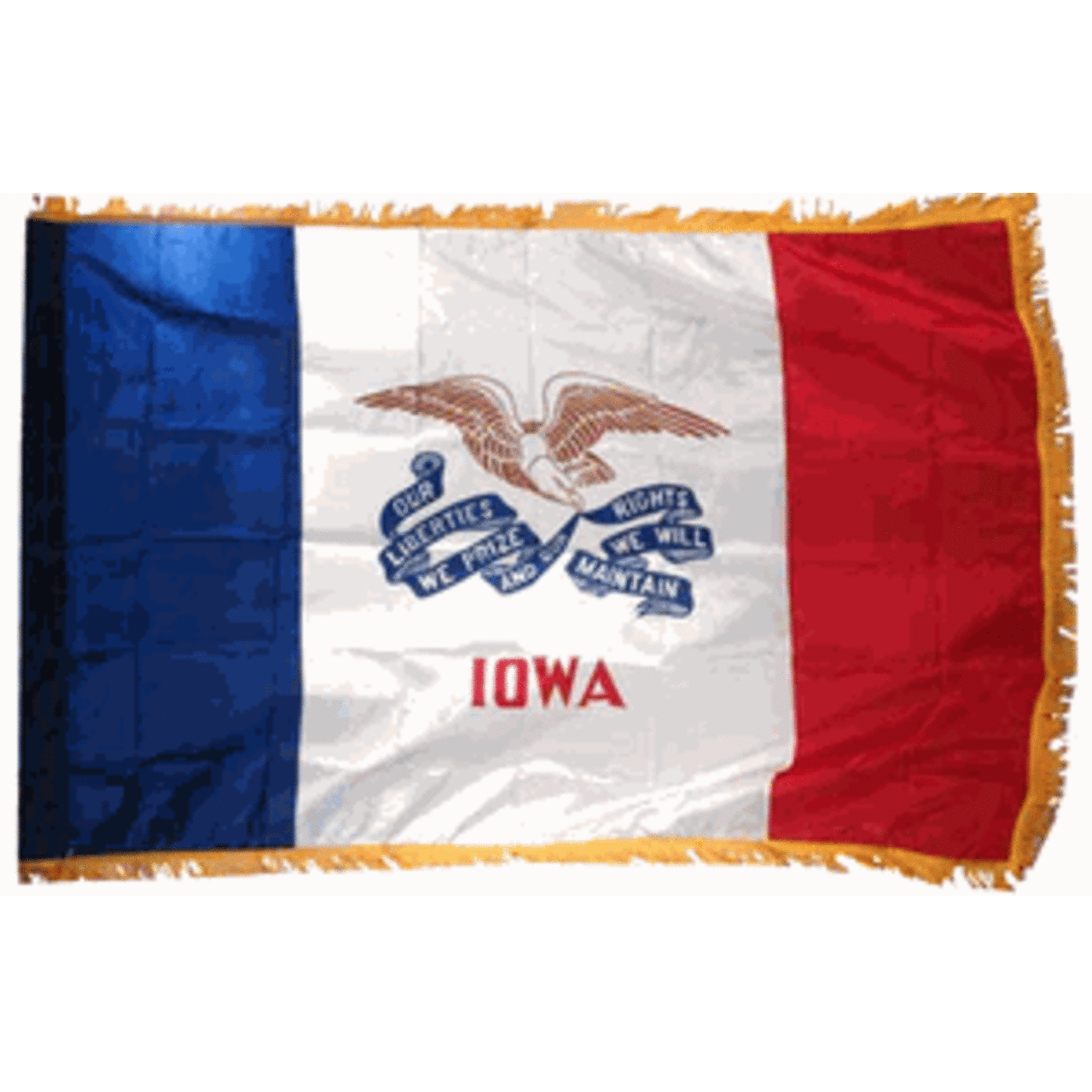 Iowa Flag 4ft x 6ft Nylon Indoor