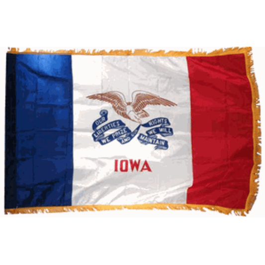 Iowa Flag 4ft x 6ft Nylon Indoor