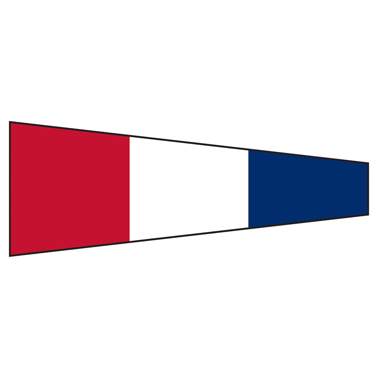Nautical Number 3 Message Flag - Size 0 Standard