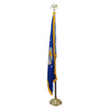 Super Tough Indoor Flagpole Kit with Nylon 3' x 5' Air Force Flag