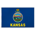 Kansas flag 3 x 5 feet Super Knit polyester