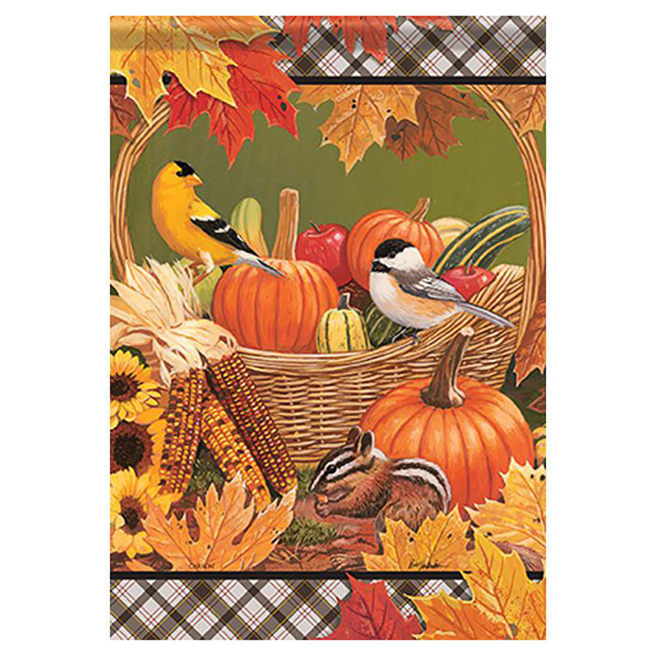 Carson Fall Garden Flag - Basket of Autumn