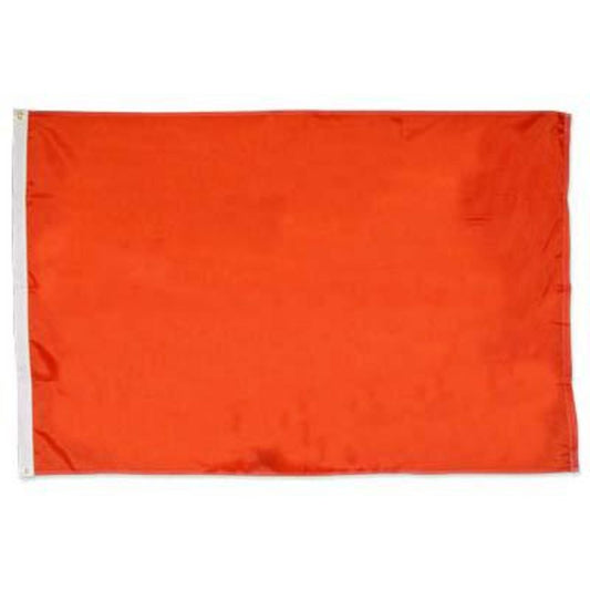 Solid Color Orange 3ft x5ft Nylon flag