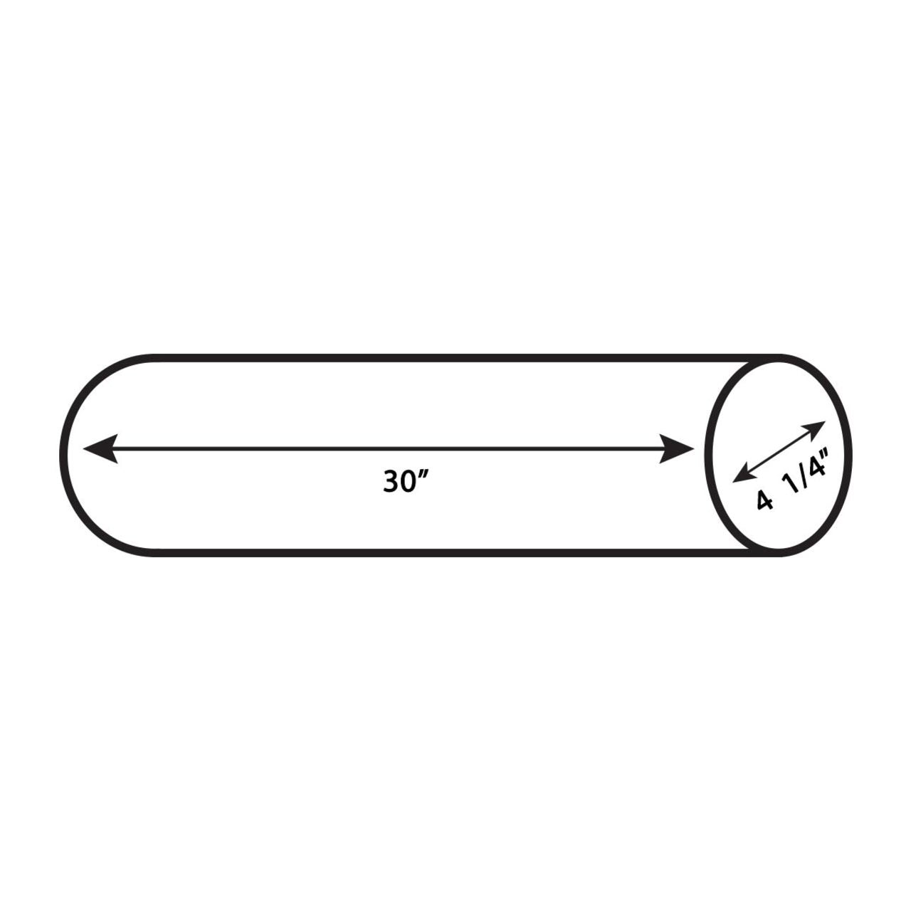 PVC Black Foundation Sleeve 3" - 3 1/2" - 30" Long