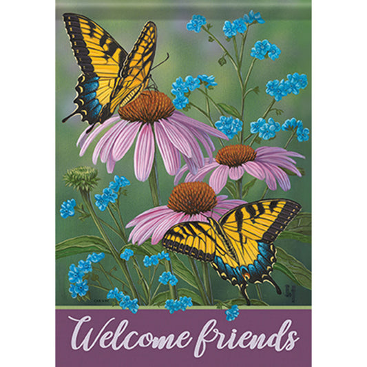 Carson Summer Garden Flag - Yellowtail Garden