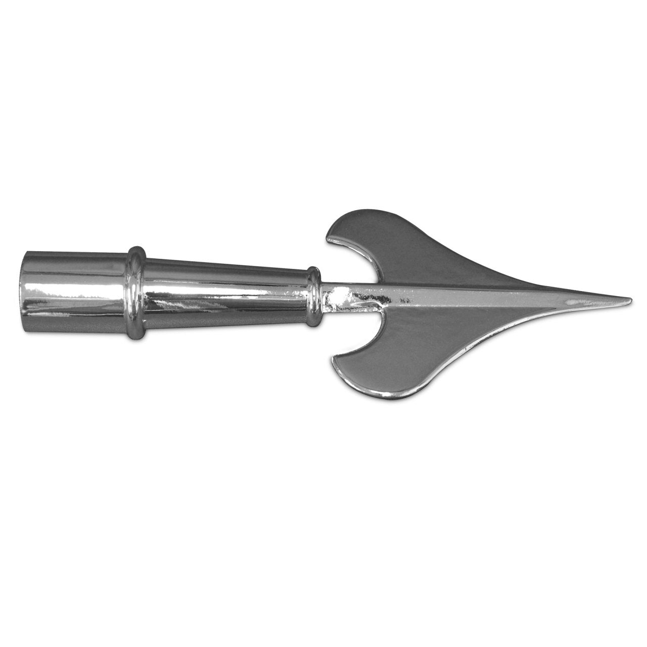 Super Tough Silver Indoor 7ft. Flagpole Kit with Army Spear - No Flag