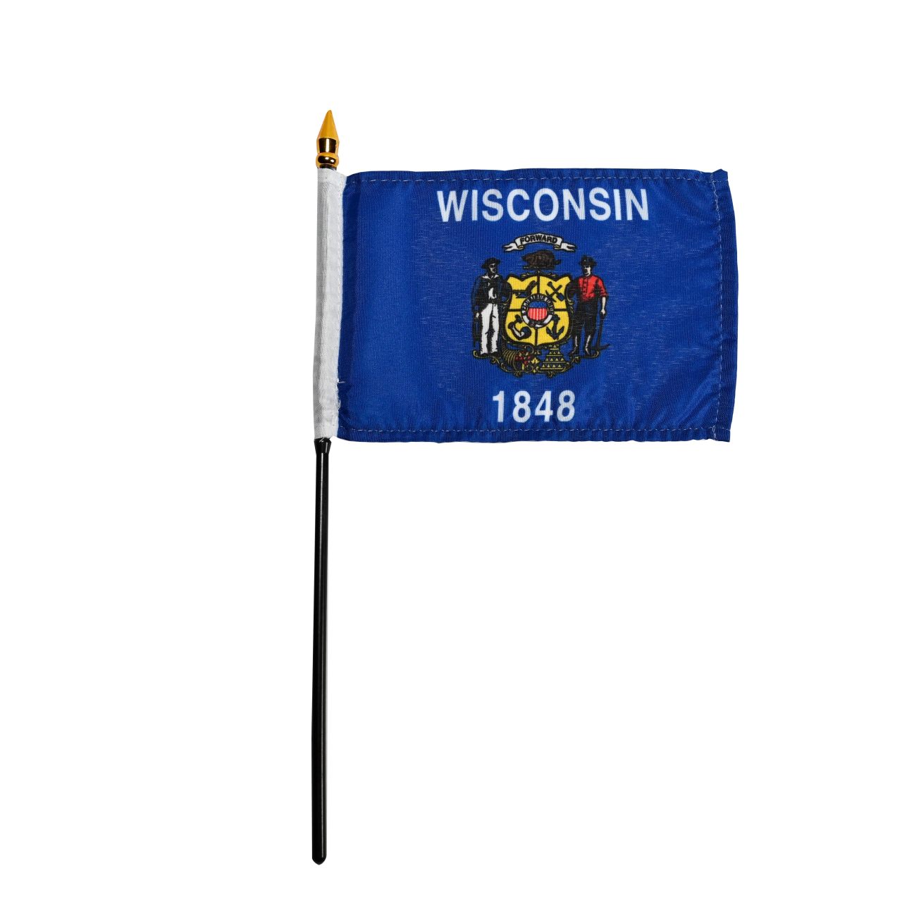 Wisconsin 4in x 6in Polyester Flag – United States Flag Store