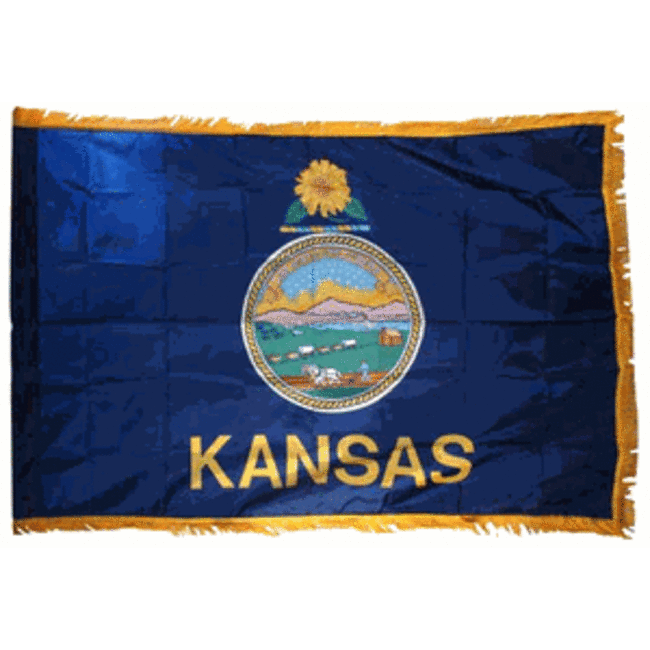 Kansas Flag 4ft x 6ft Nylon Indoor