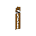 Hot Coffee Swooper Flag - 11.5ft x 2.5ft