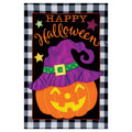 Halloween Jack-O-Lantern Garden Flag - 12in x 18in
