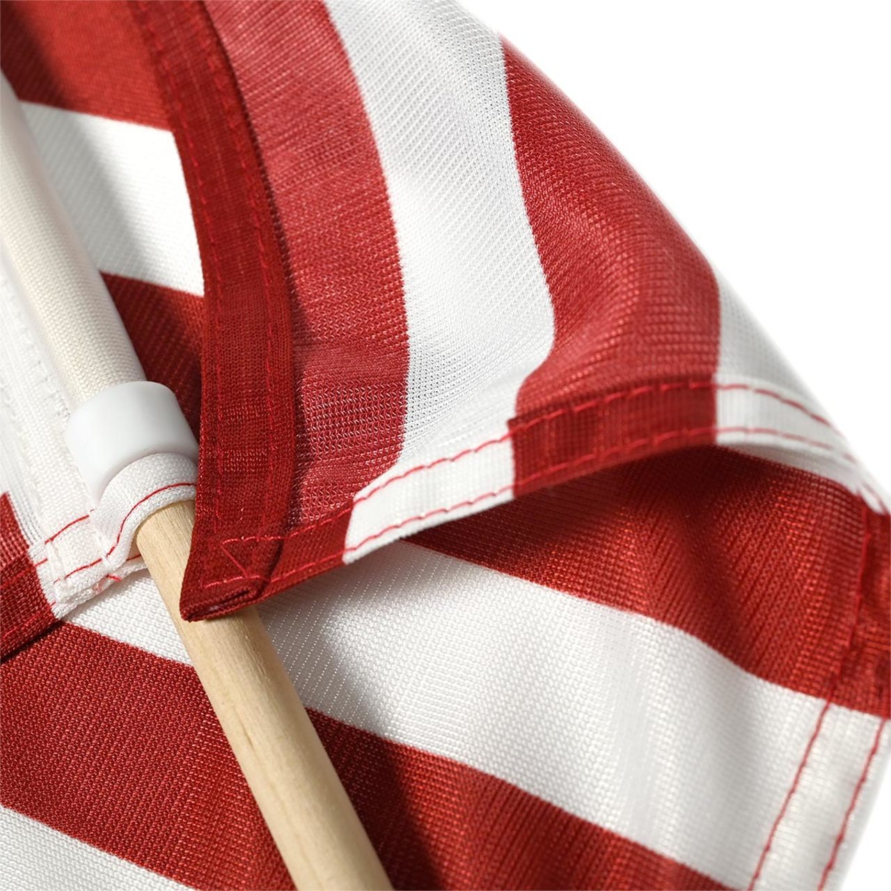 Single Sided American Stick Flag - Durable Knit Polyester - 12" x 18"