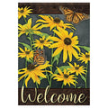 Carson Fall Garden Flag - Monarch Floral - 12.5in x 18in