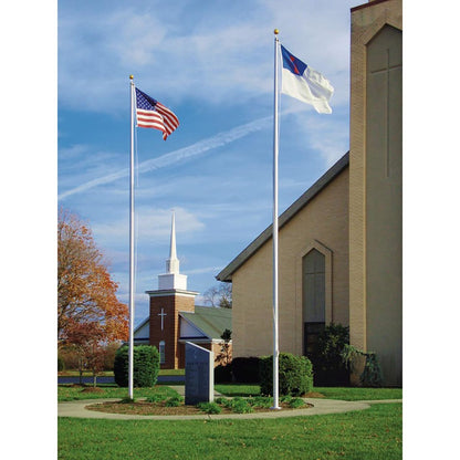Estate Series 30ft 2 Sections Aluminum Flagpole