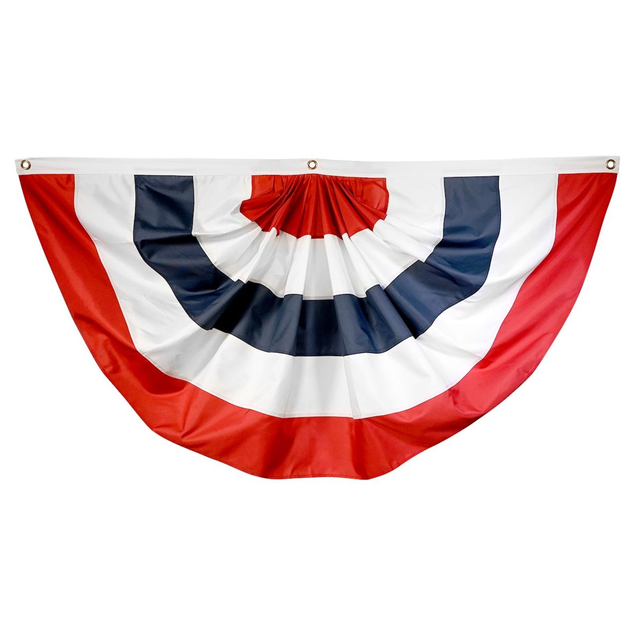 3ft x 6ft Sewn Polyester Pleated Fan - Online Stores, Inc. Brand - NO STARS