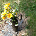 Bronze Vase Flag Holder