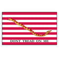 1st Navy Jack - Dont tread on me Flag - 3ft x 5ft Printed Polyester