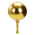 Gold Ball Topper - Anodized Aluminum - 3"
