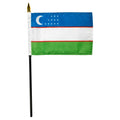 Uzbekistan flag 4 x 6 inch
