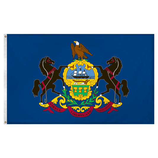 Pennsylvania 3ft x 5ft Super Knit Polyester Flag