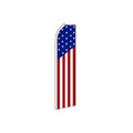 Patriotic American Swooper Flag - 11.5ft x 2.5ft