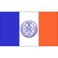 New York City Flag 4ft x 6ft Nylon Indoor