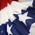 US Stars & Stripes 3ft x 6ft Printed Poly-Cotton Pleated Fan
