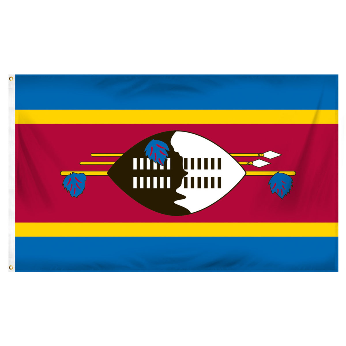 Swaziland 3ft x 5ft Printed Polyester Flag