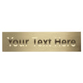 Brass Engraving Plate - 1.5in x 5.125in
