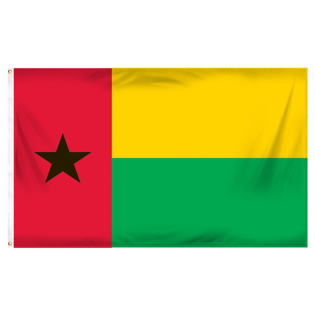 Guinea-Bissau Flag 3ft x 5ft Printed Polyester