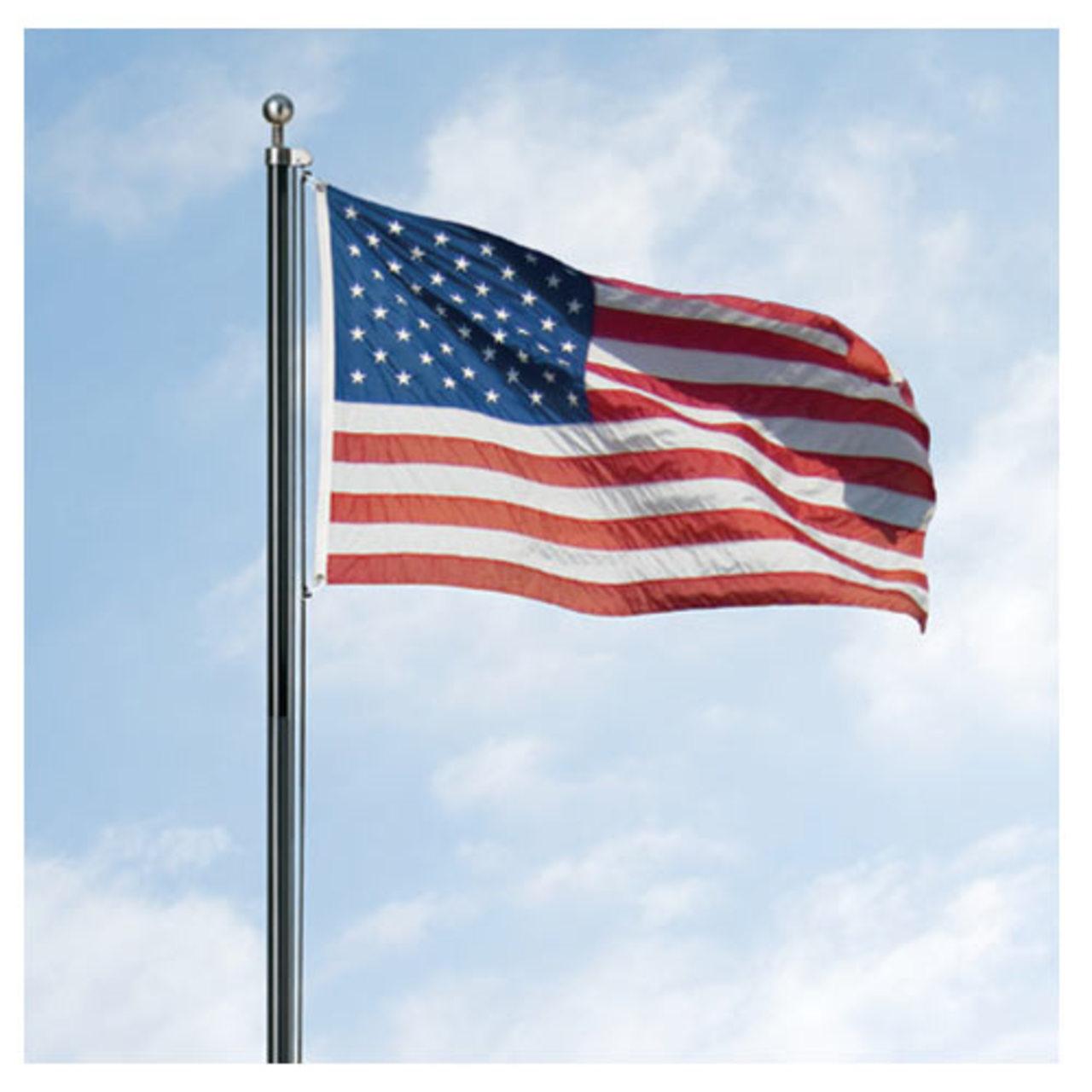 18ft US Made Steel Outdoor Flagpole by Valley Forge