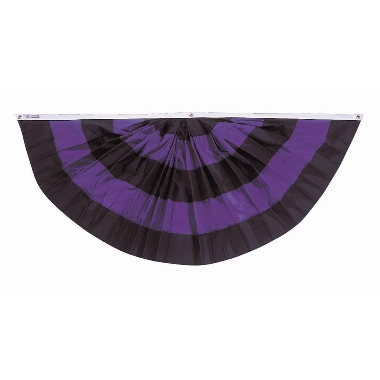 3ft x 6ft Nylon Mourning Pleated Fan