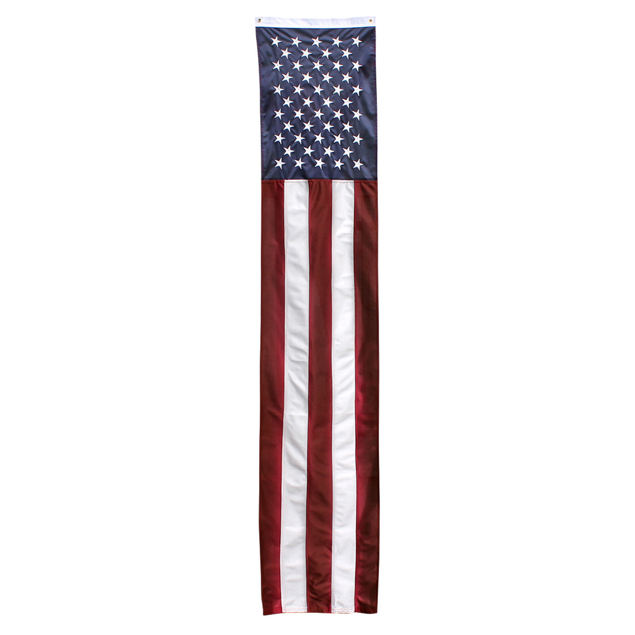Super Tough 20inch x 8ft US Flag Pulldown - High Tech Shiny Knit