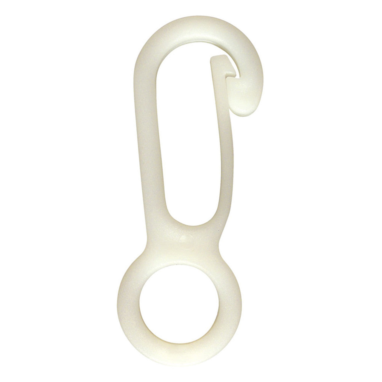 White Nylon Flag Clip