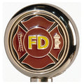 Motorcycle Flag Pole Decorative Topper - Fire Dept