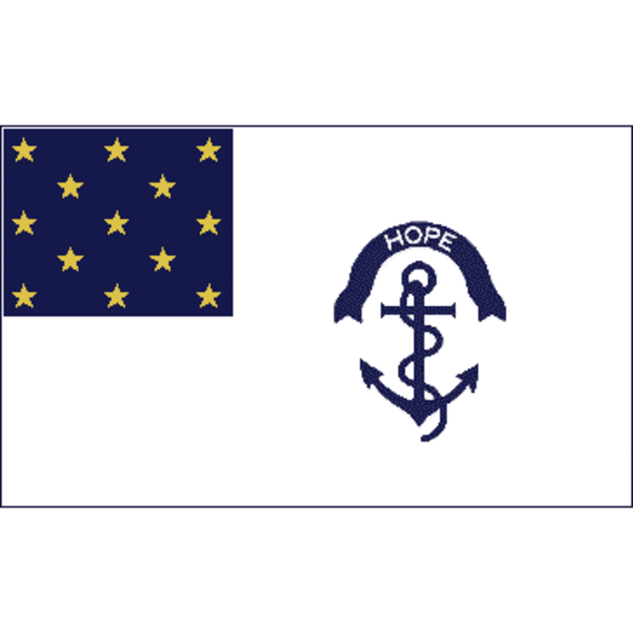 Rhode Island Regiment 3ft x 5ft Nylon flag