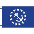 US YACHT CLUB COMMODORE 12in x 18in Flag