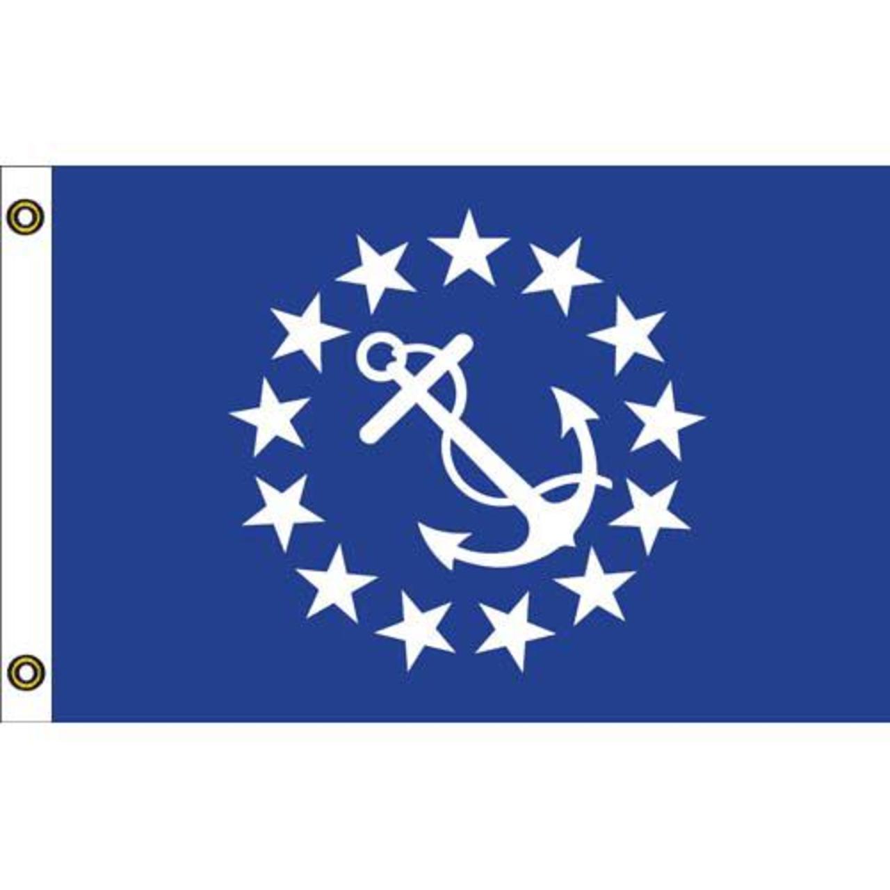 US YACHT CLUB COMMODORE 12in x 18in Flag